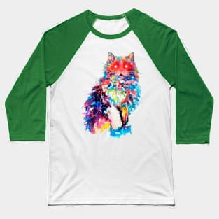 Space cat Baseball T-Shirt